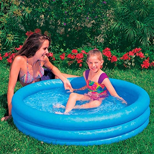 PISCINA 3 AROS AZUL 114x25