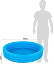 PISCINA 3 AROS AZUL 114x25