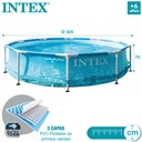 PISCINA BEACHSIDE FRAME 305x76