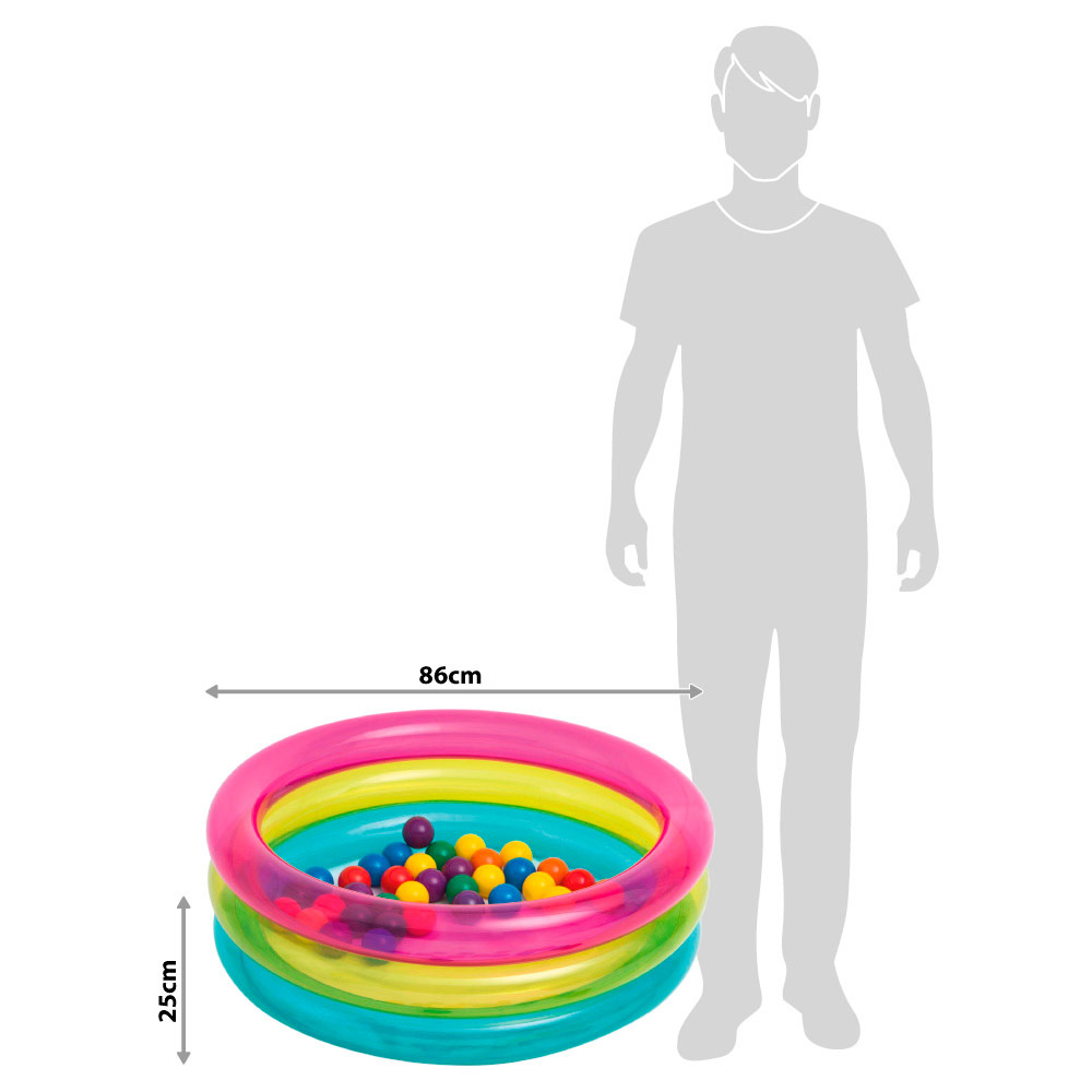 PISCINA BOLAS 86 CM. DIAMETRO