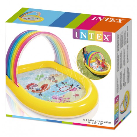 PISCINA DUCHA ARCOIRIS 147x13x86