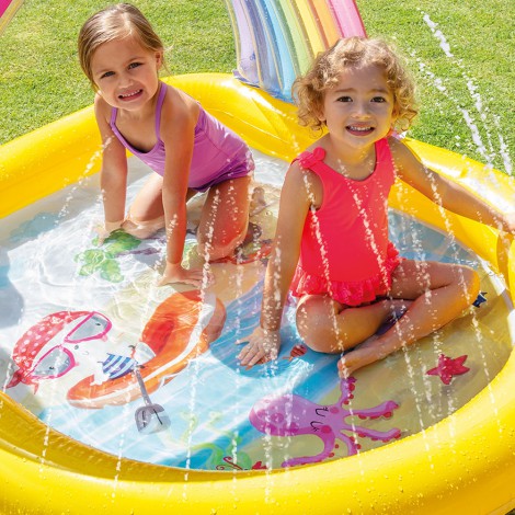 PISCINA DUCHA ARCOIRIS 147x13x86