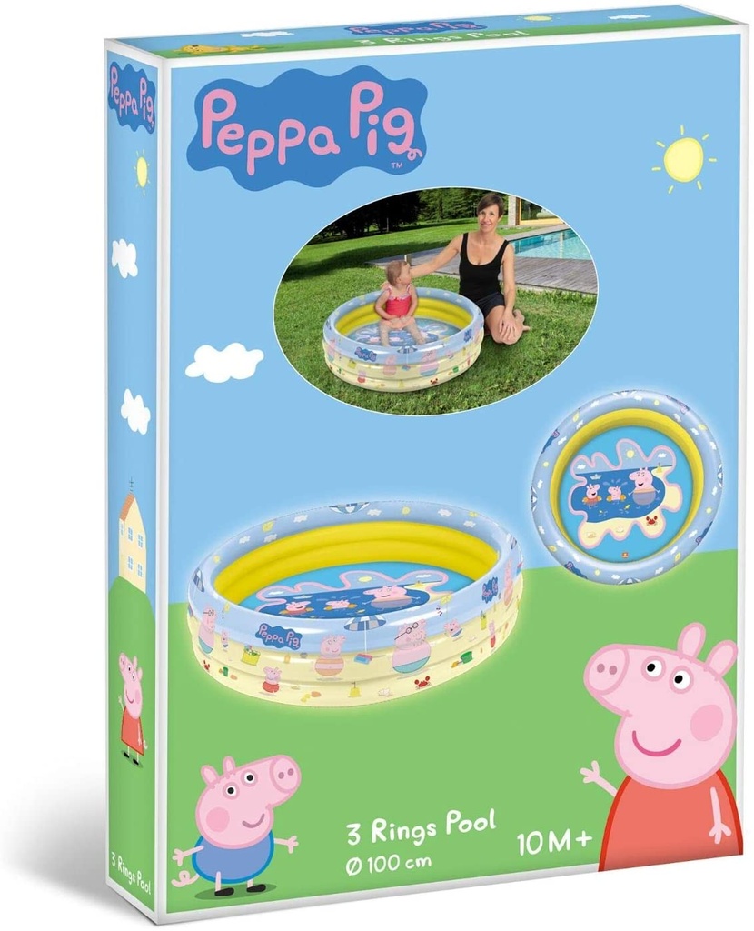 PISCINA PEPPA PIG 3 AN. 100 CM.