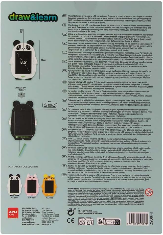PIZARRA LED PANDA