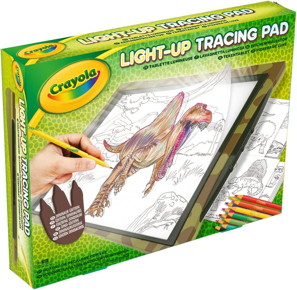 PIZARRA LUMINOSA MAXI DINOS.