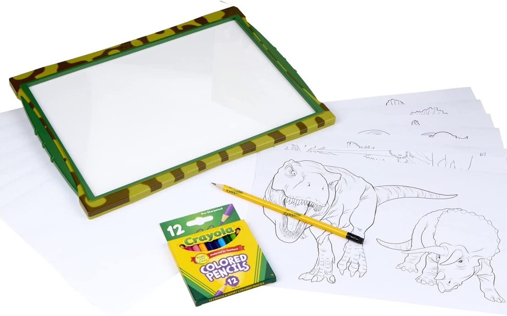 PIZARRA LUMINOSA MAXI DINOS.
