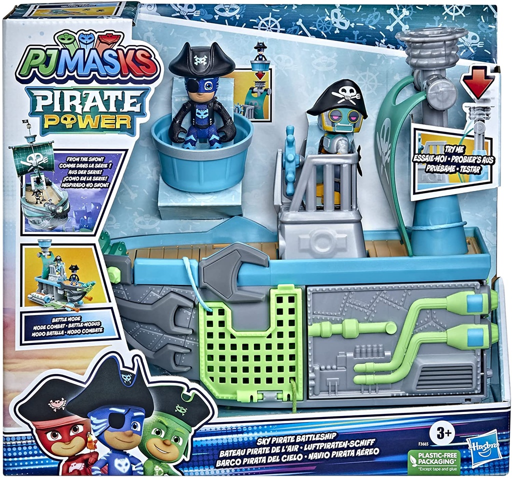 PJ MASKS BARCO PIRATA CIELO