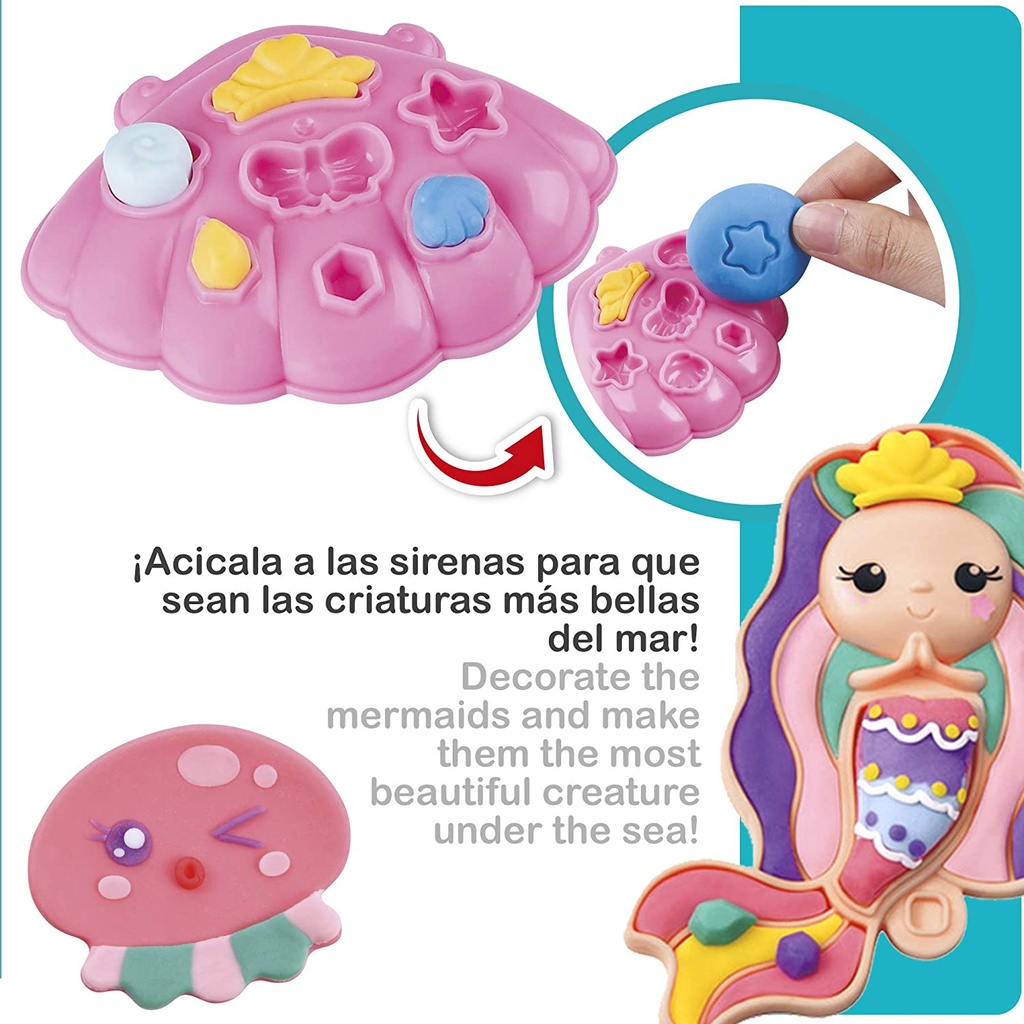 PLASTILINA PRINCESAS & SIRENAS