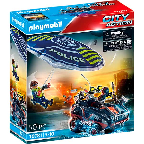 POLICIA PARACAIDAS PERSECUCION