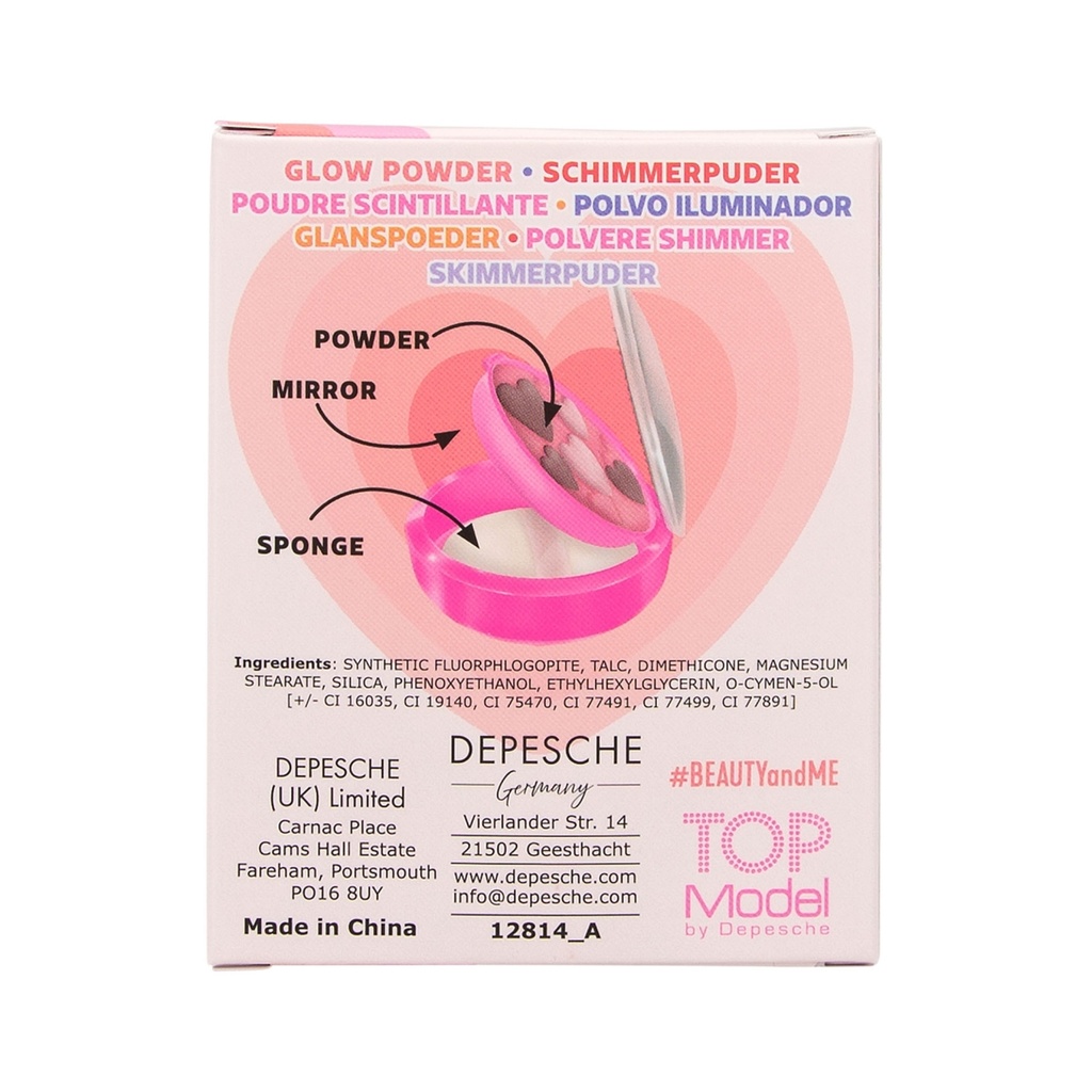 POLVOS C/BRILLO BEAUTY & ME TOP MODEL