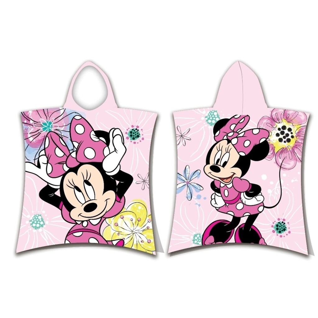 PONCHO PLAYA MINNIE 55x110