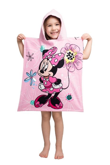 PONCHO PLAYA MINNIE 55x110