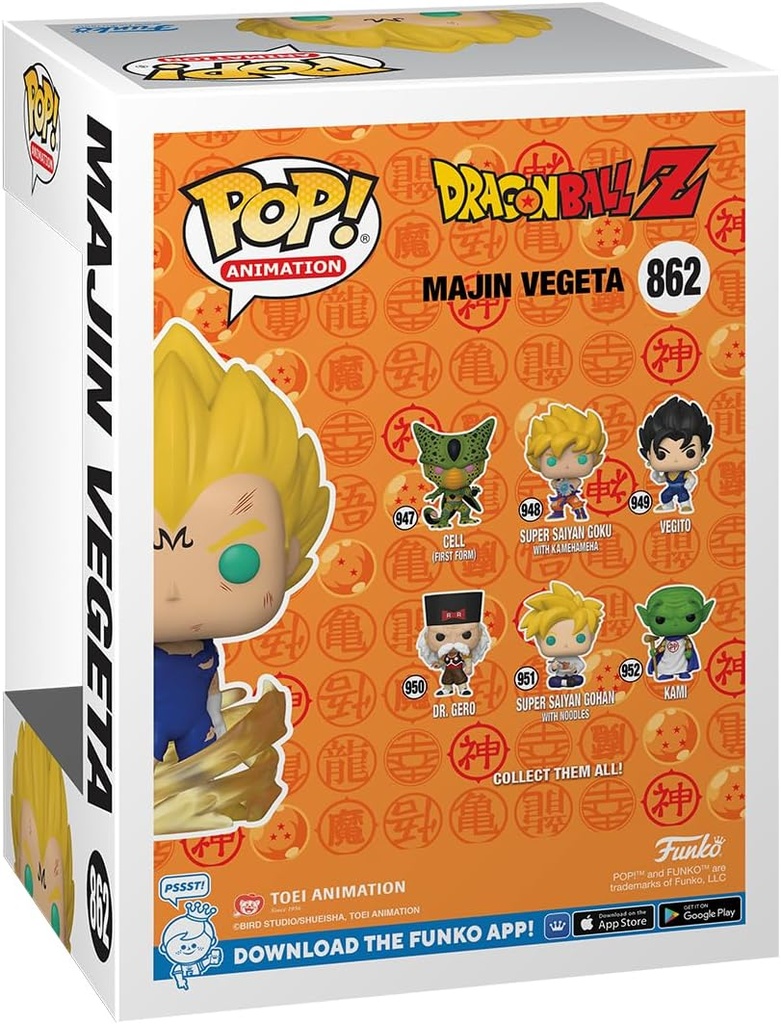 POP & TEE DBZ - MAJIN VEGETA (T.M)