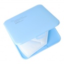 PORTA MASCARILLA 13x13 AZUL