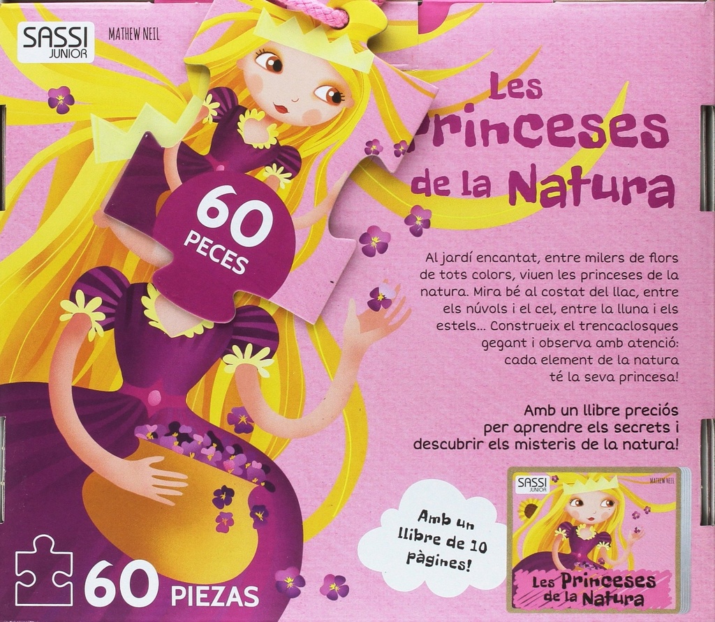 PRINCESES NATURA-PUZ.+LLIBRE