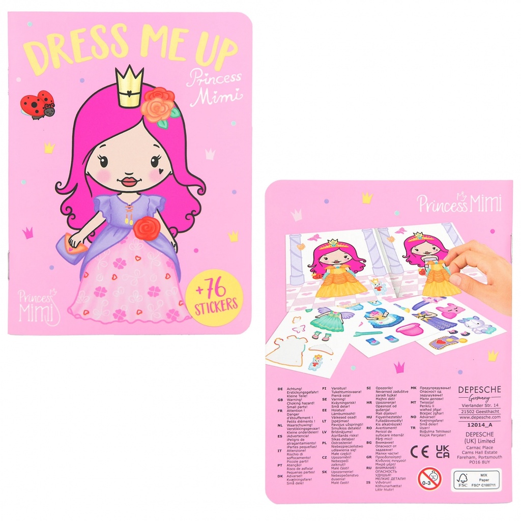 PRINCESS MIMI DRESS ME UP PEQ.
