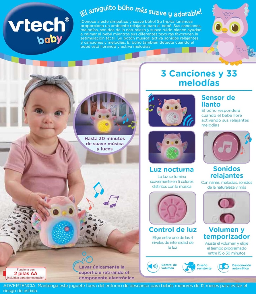 PROYECTOR BUHO ESTRELL.ROSA