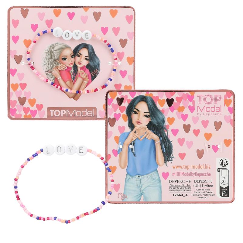 PULSERA C/MENSAJE TOP MODEL