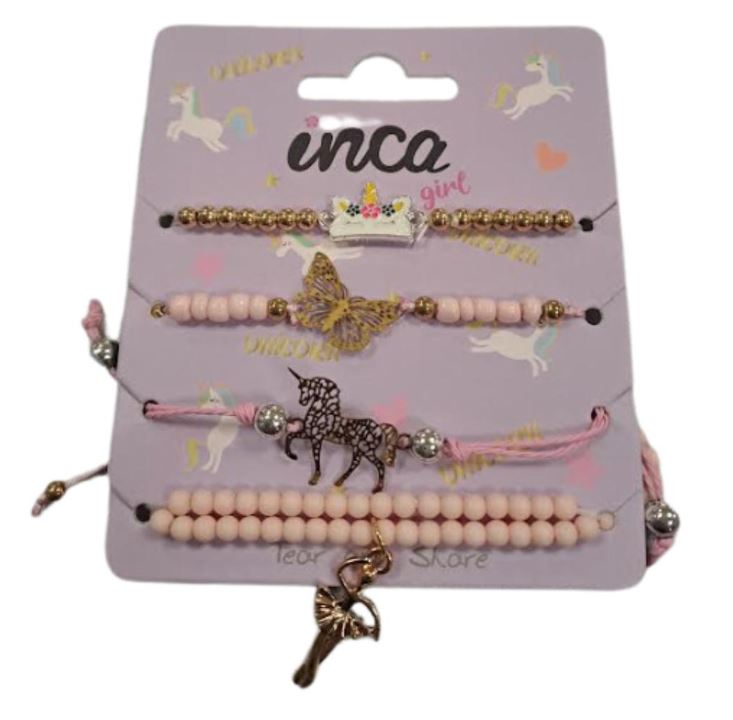 PULSERAS C/ADORNOS (SET 4)