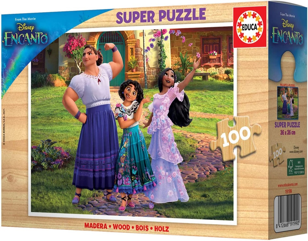 PUZ. 100 ENCANTO DISNEY MADERA