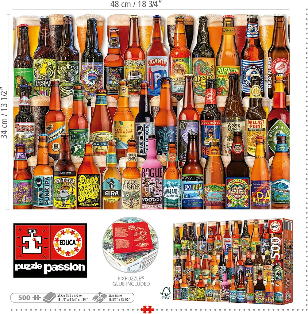PUZ. 500 CERVEZAS ARTESANALES