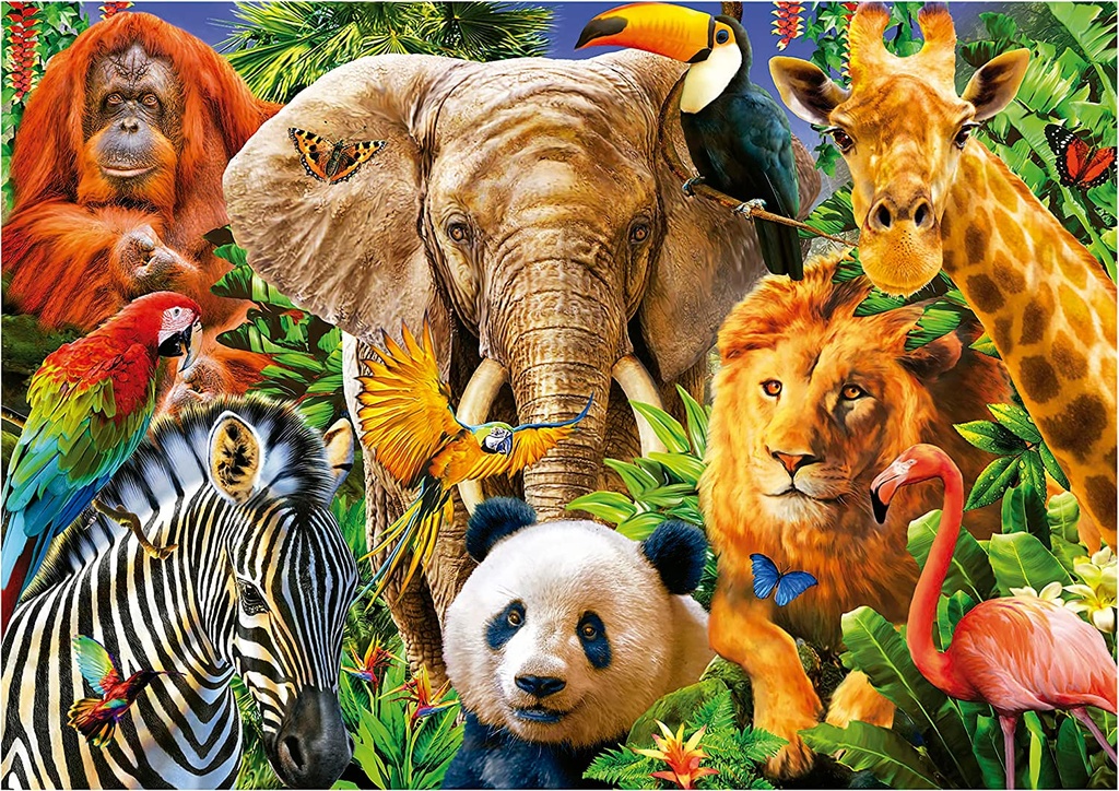 PUZ. 500 COLLAGE ANIMALES SALV.