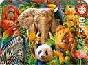 PUZ. 500 COLLAGE ANIMALES SALV.