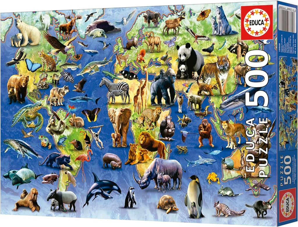 PUZ. 500 ESPECIES PELIGRO EXT.