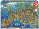 PUZ. 500 MAPA DE EUROPA