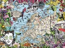 PUZ. 500 MAPA EUROPEO,CIRCO P.