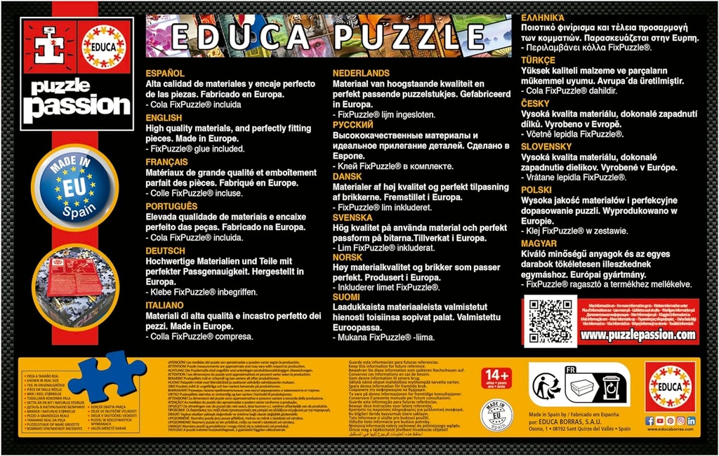 PUZ.1000 DINOSAURIOS FEROCES