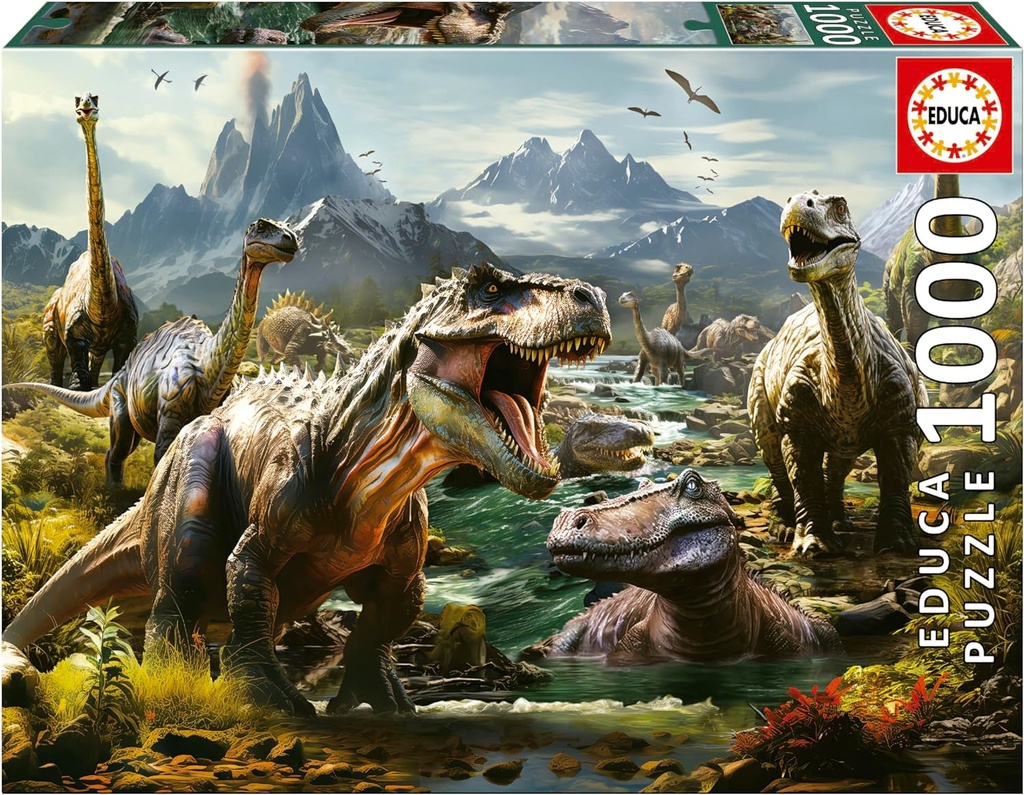 PUZ.1000 DINOSAURIOS FEROCES