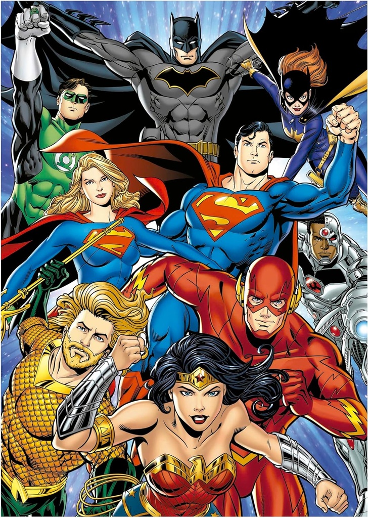 PUZ.1000 JUSTICE LEAGUE DC COM.