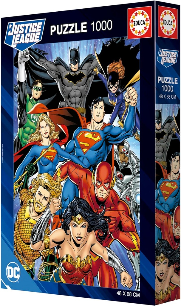 PUZ.1000 JUSTICE LEAGUE DC COM.