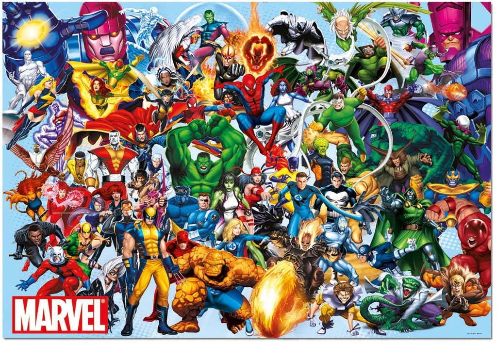 PUZ.1000 LOS HEROES DE MARVEL