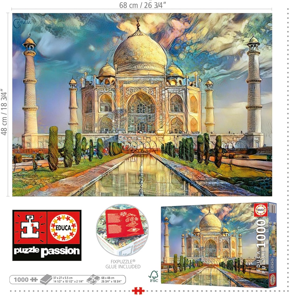 PUZ.1000 TAJ MAHAL