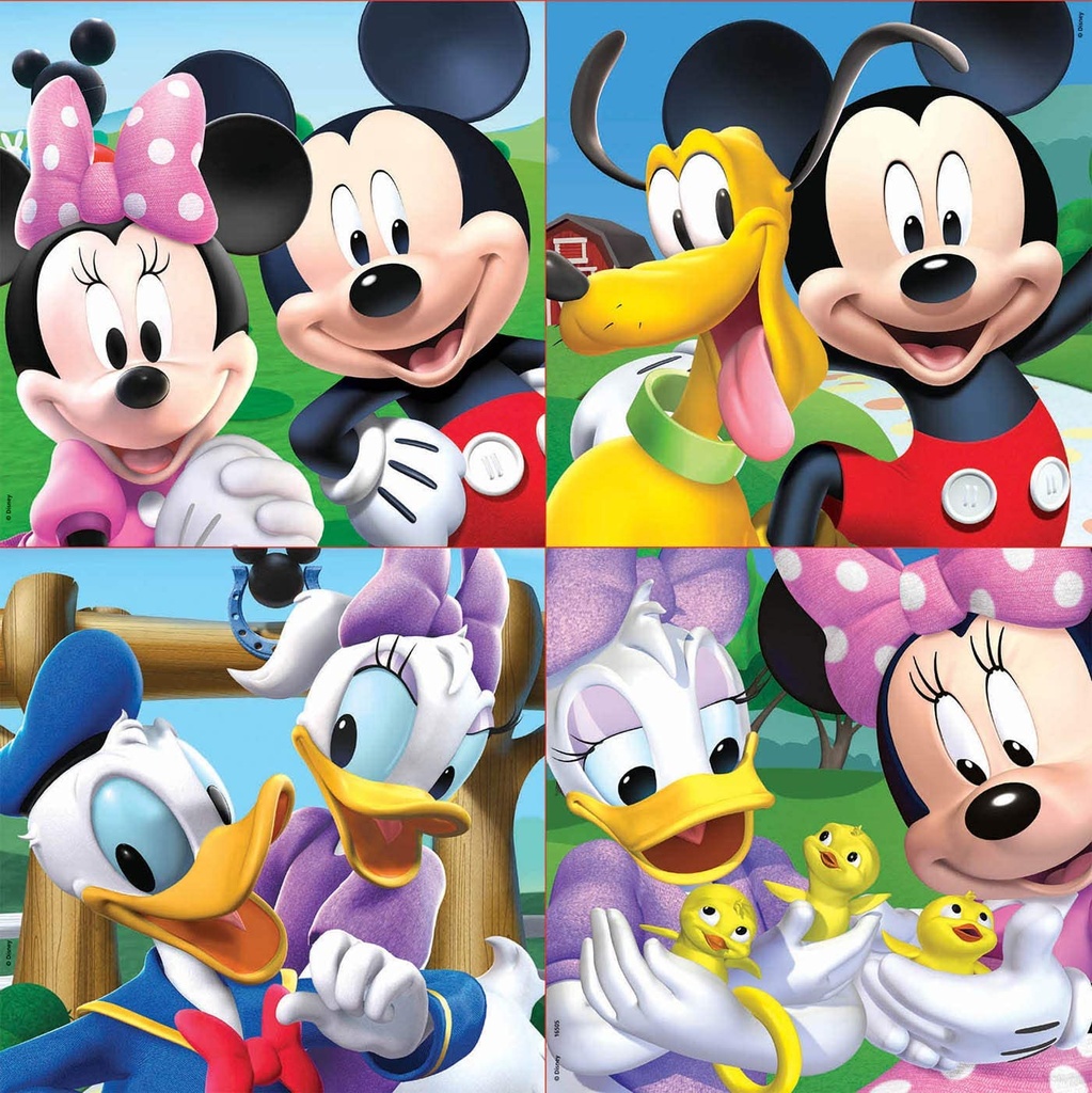 PUZ.12+16+20+25 MICKEY MOUSE