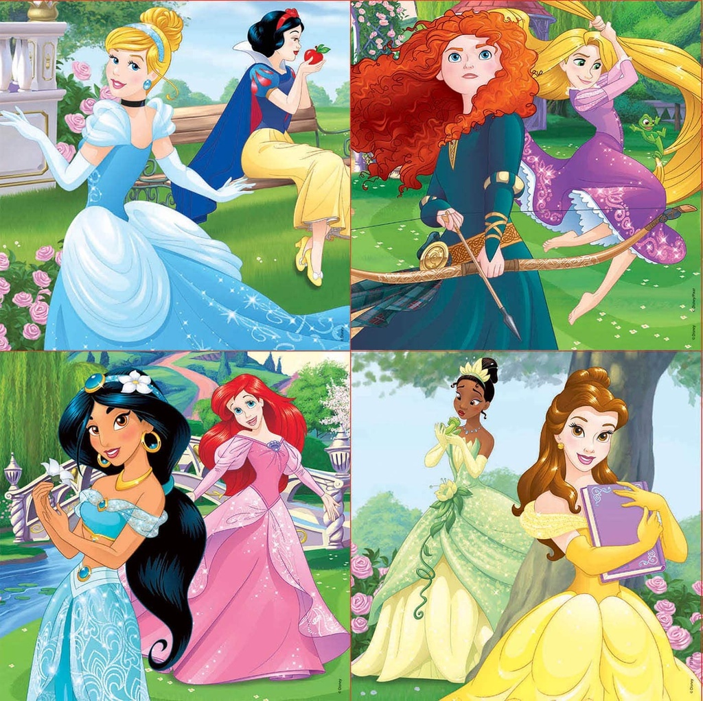 PUZ.12+16+20+25 PRINCESAS