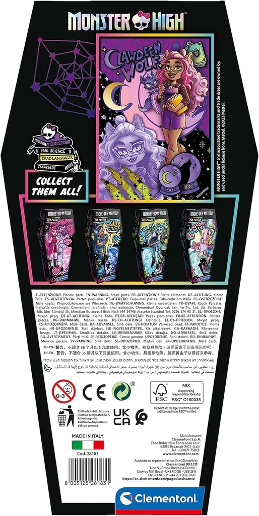 PUZ.150 MONSTER HIGH CLAWDEN W