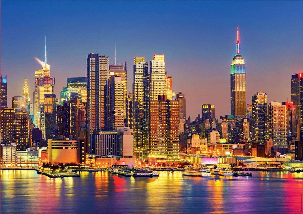 PUZ.1500 MANHATTAN DE NOCHE