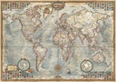 PUZ.1500 MUNDO, MAPA POLITICO