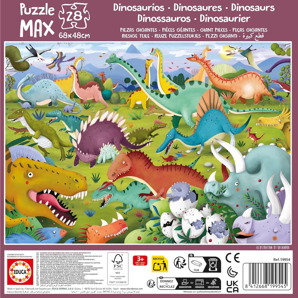 PUZ.28 MAX DINOSAURIOS