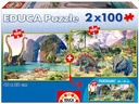 PUZ.2x100 DINO WORLD