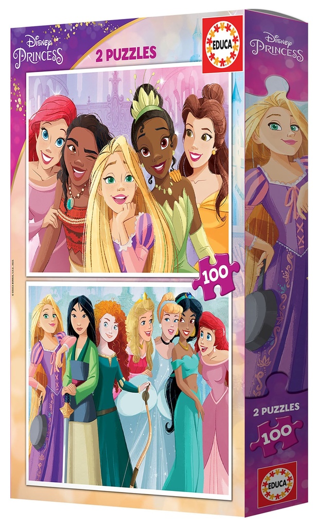 PUZ.2x100 DISNEY PRINCESS