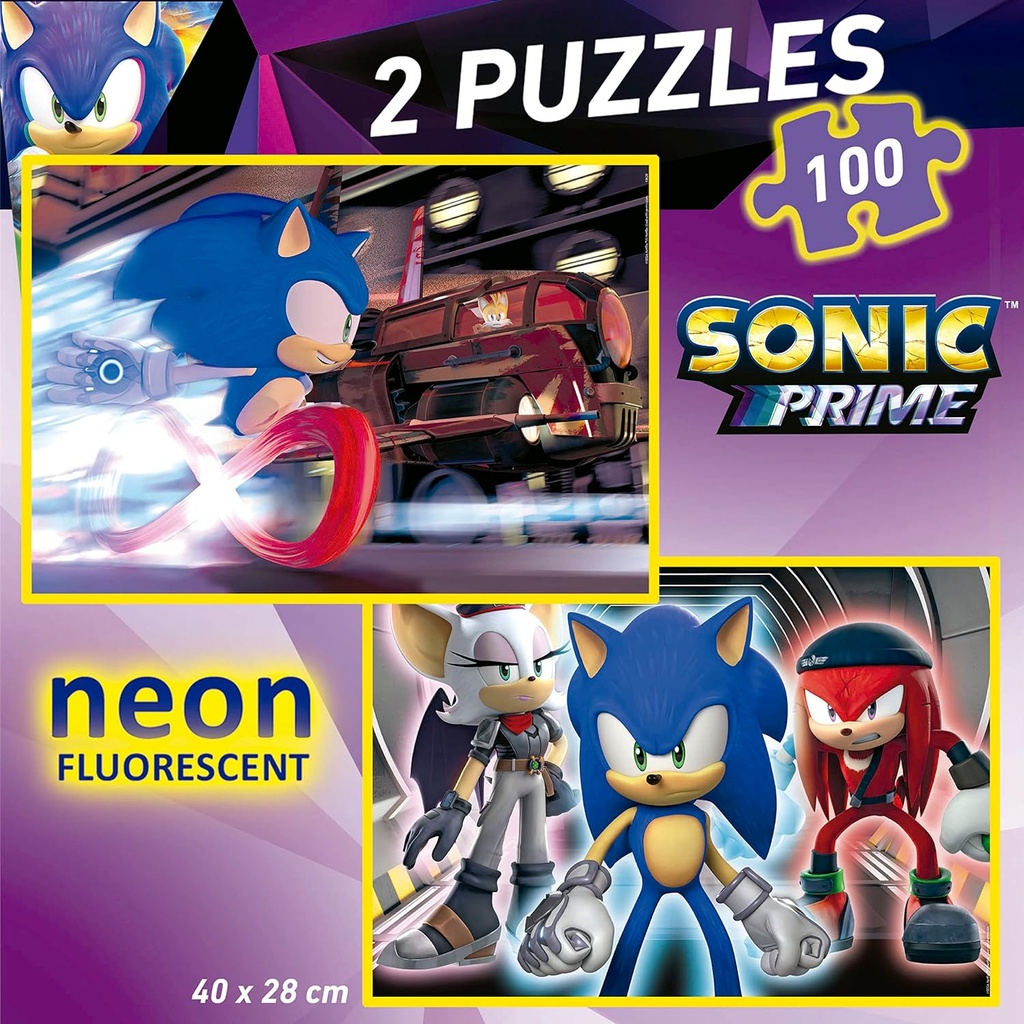 PUZ.2x100 SONIC PRIME NEON