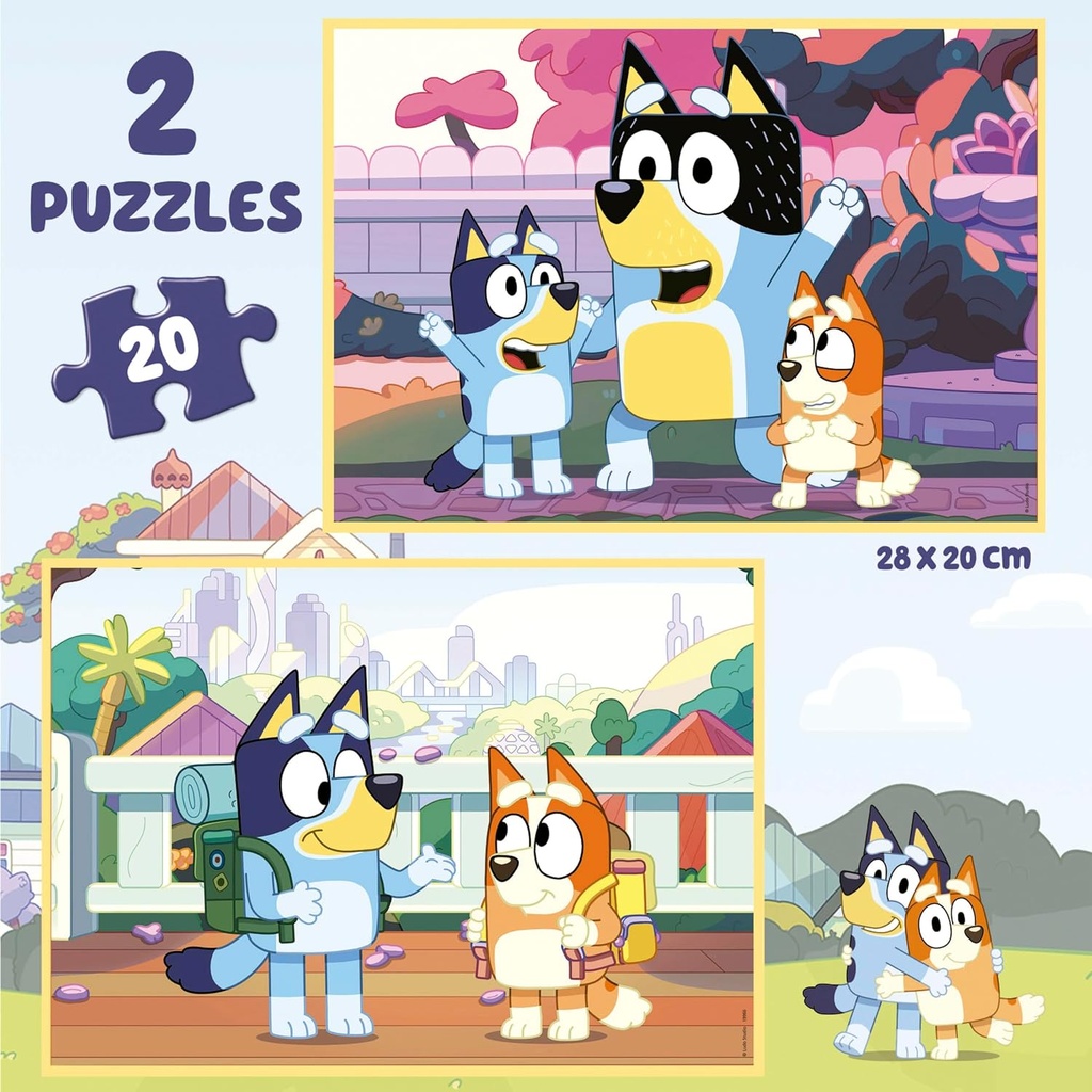 PUZ.2x20 BLUEY (MALETA)