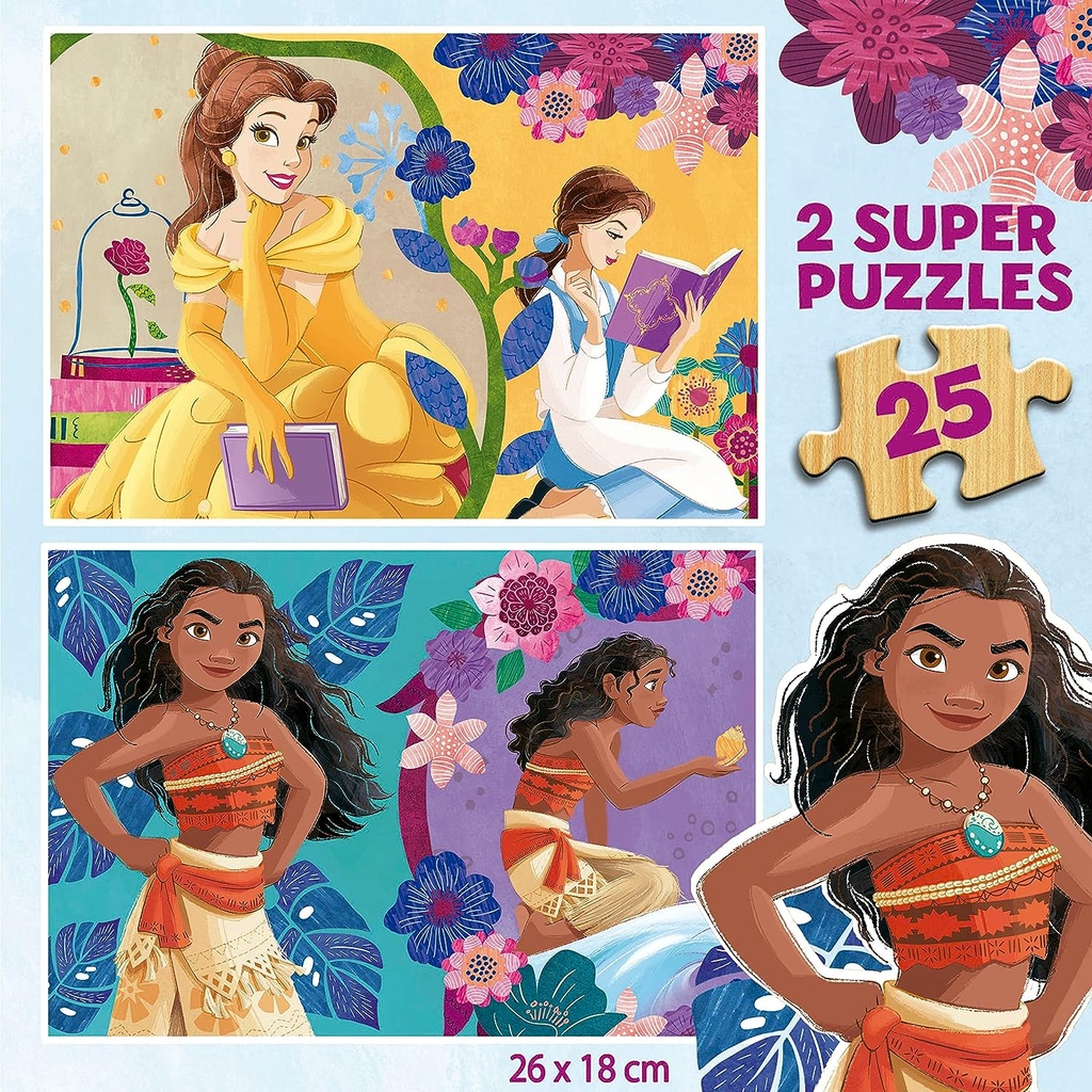 PUZ.2x25 DISNEY PRINCESS