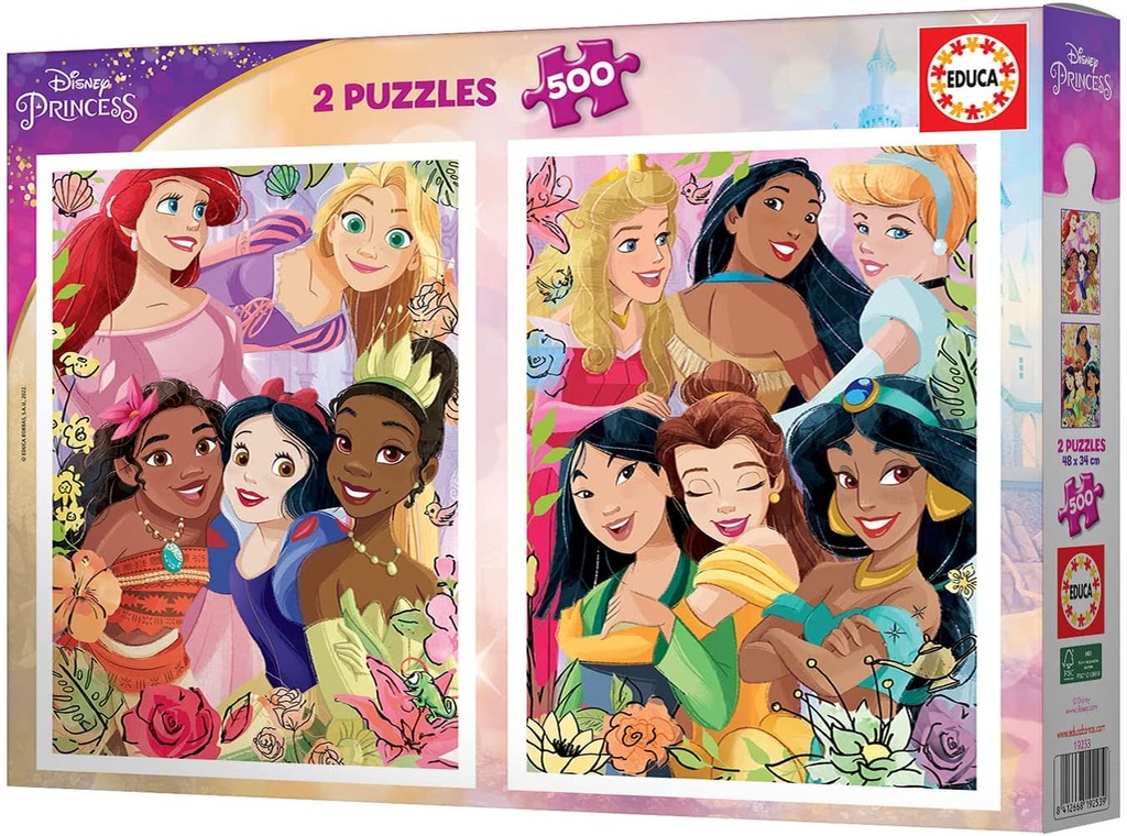 PUZ.2x500 DISNEY PRINCESS
