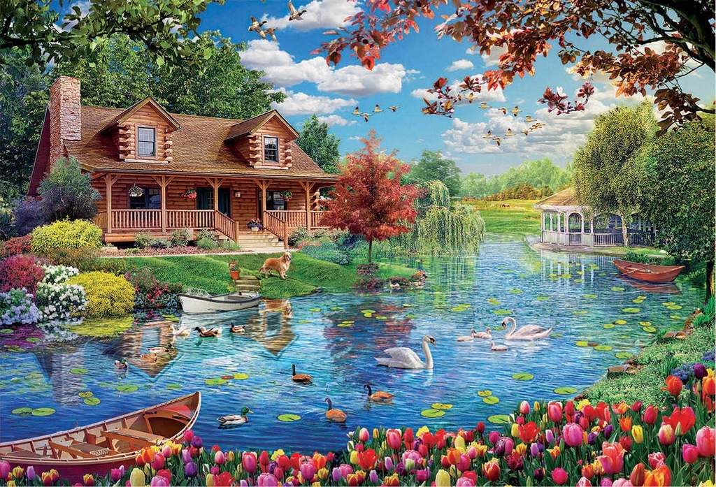 PUZ.5000 CASITA EN EL LAGO