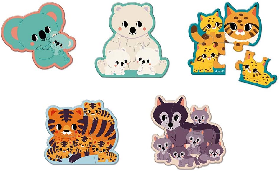 PUZLES EVOLUTIVOS ANIMALES (5)